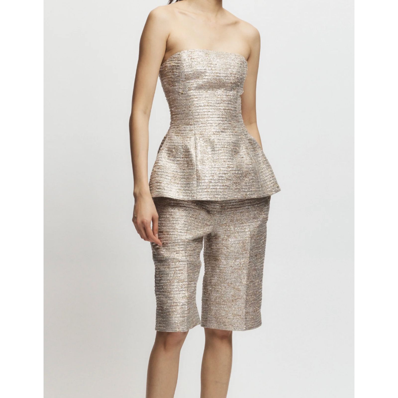 Saint Art Wyatt Metallic Jacquard Set Gold Medium